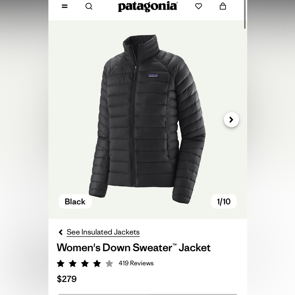 Patagonia Women’s Down Sweater - Picture 5 of 7